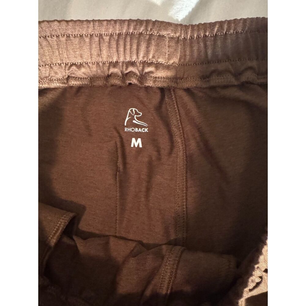 NWOT Rhoback Men's Delta Performance Joggers Rust Brown M - Picture 6 of 8